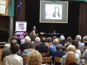 Mary Ticivonic addressing Conference