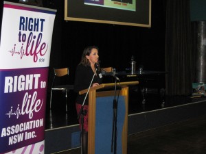 Sophie York Marriage Alliance spokesperson addresses Conference